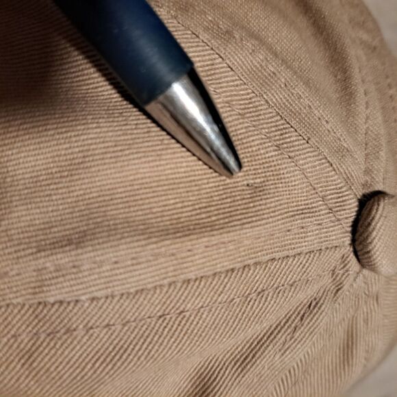 Ford Mustang Pink Outline Logo Vintage Beige Cap Adjustable NWT READ - Picture 7 of 11